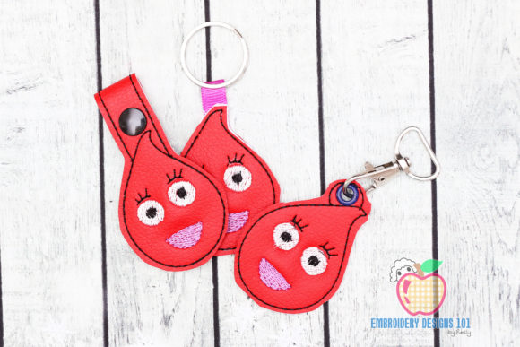 Blood Drop Cartoon Character Keyfob Review