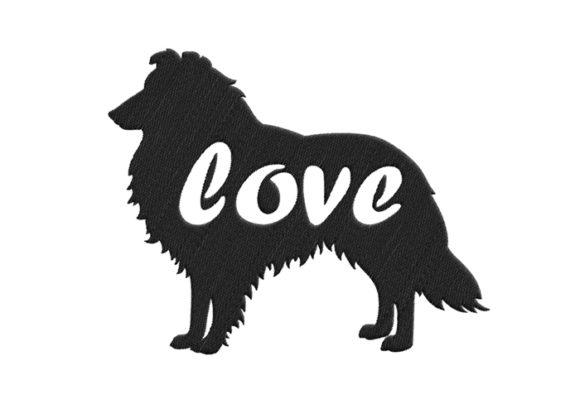 Collie Silhouette Embroidery Review