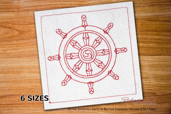 Dharma Wheel Lineart Design Review