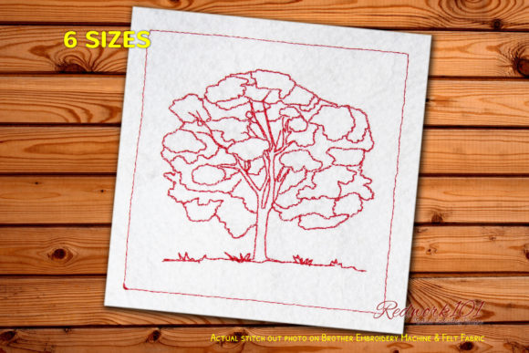 Elm Tree Redwork Embroidery Review