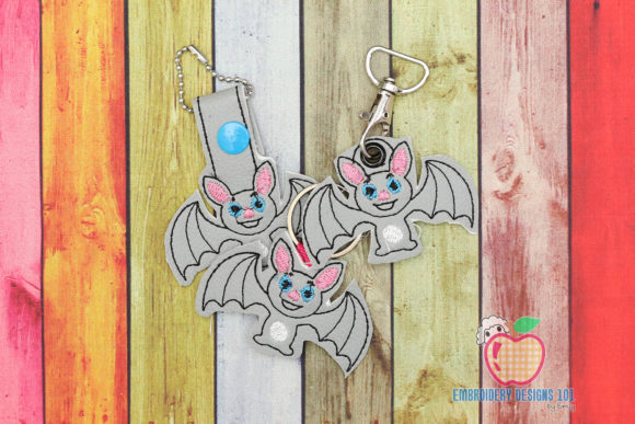 Flying Halloween Bat ITH Snaptab Keyfob Review