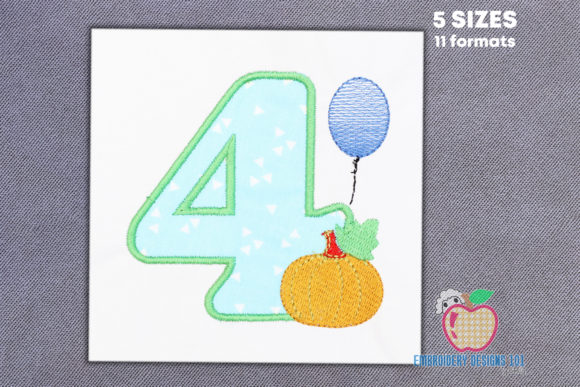Fourth Birthday with Fall Pumpkin Review