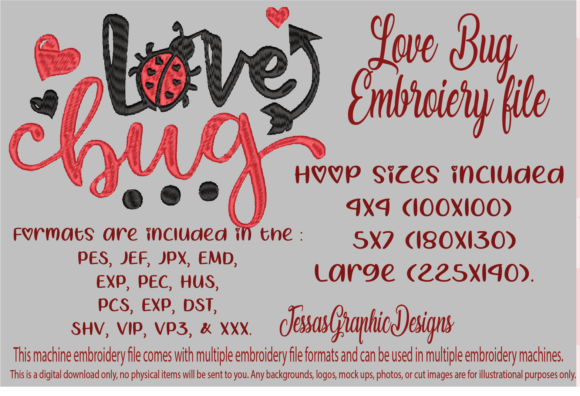 Love Bug Embroidery Design Review