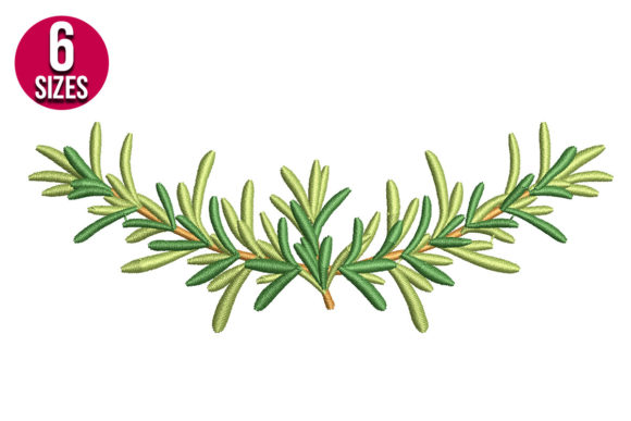 Rosemary Wreath Embroidery Review for Boutique Apparel