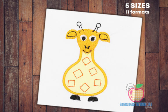 The Cartoon of Giraffe Applique Review