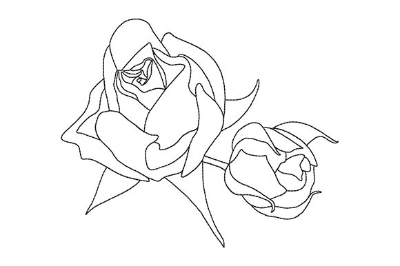 Two Rose Buds Embroidery Design Review