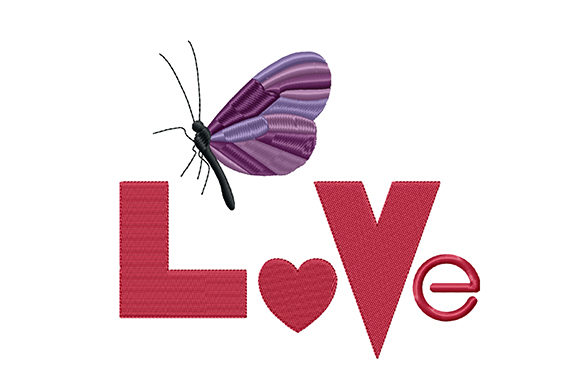 Word Love and Butterfly Embroidery Review